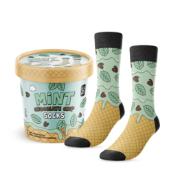 Main & Local Mint Chocolate Chip Ice Cream Socks