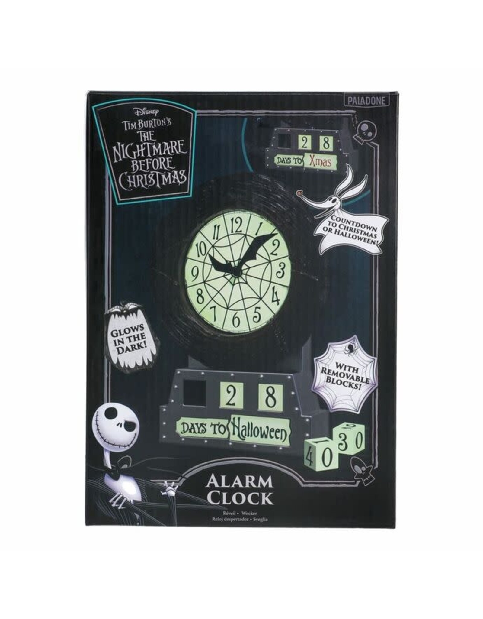 Paladone Nightmare Before Christmas Countdown Alarm Clock