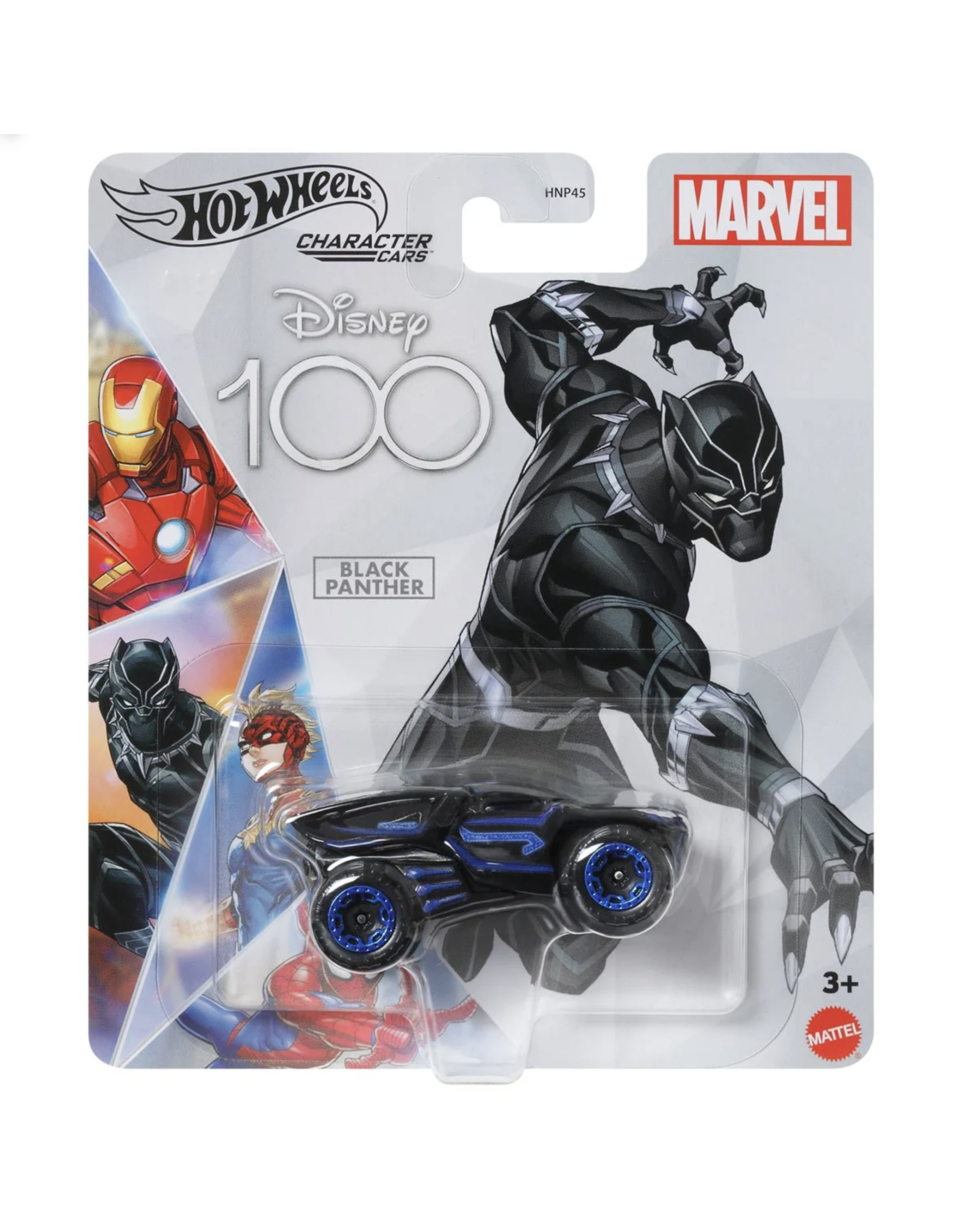 Mattel Hot Wheels Disney 100th Character Car - Black Panther