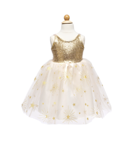 Great Pretenders Glam Party Gold Dress, Size 7/8