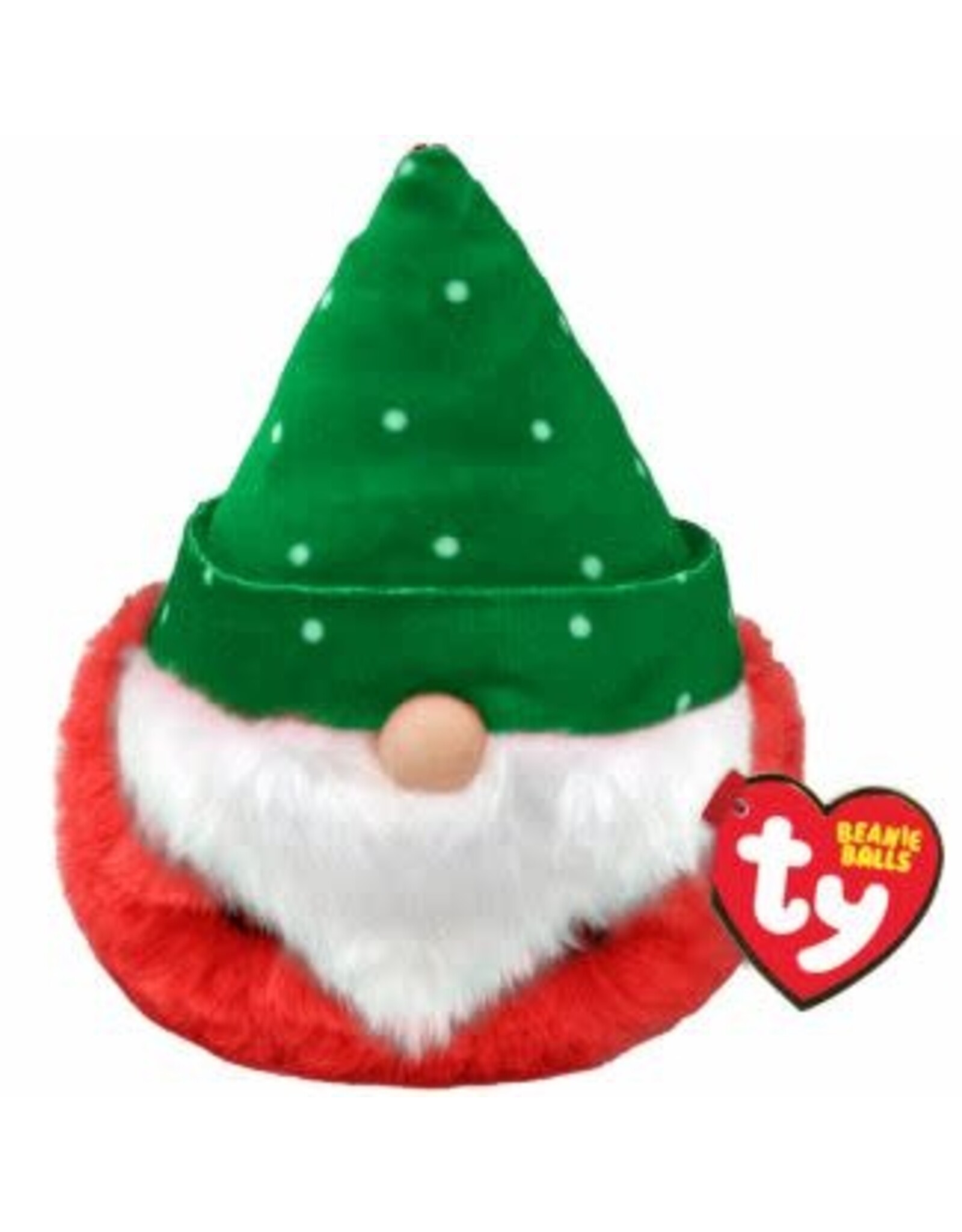 Ty Beanie Balls - Turvy Gnome with Green Hat