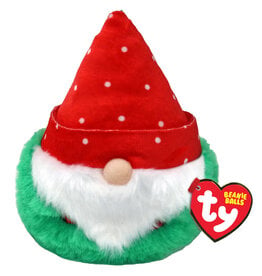 Ty Beanie Balls - Topsy Gnome with Red Hat