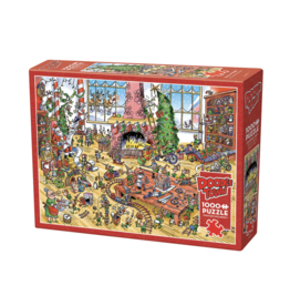 Cobble Hill DoodleTown: Elves at Work 1000 pc