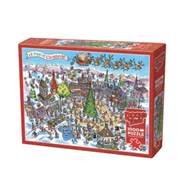 Cobble Hill DoodleTown: 12 Days of Christmas 1000 pc