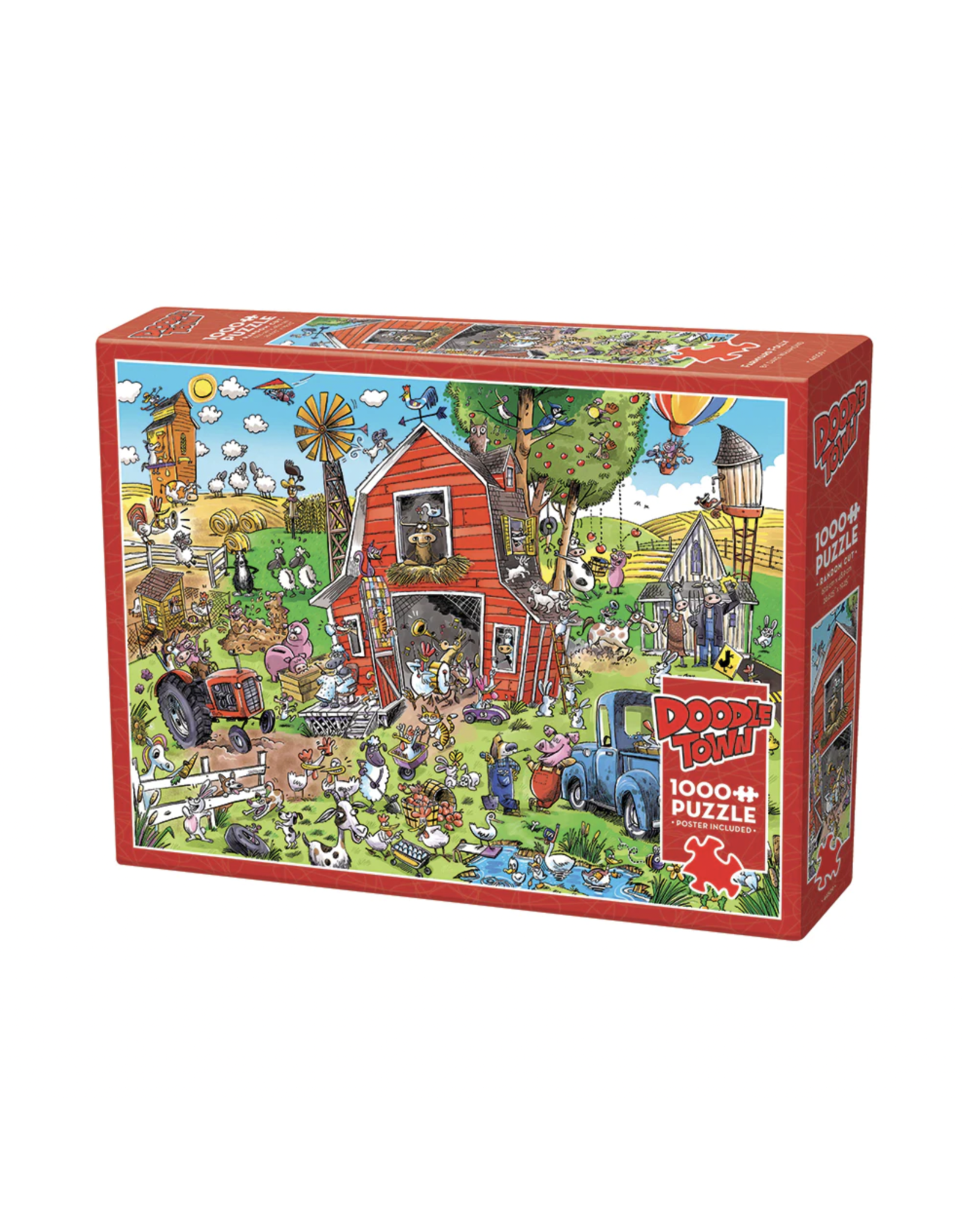 Cobble Hill DoodleTown: Farmyard Folly 1000pc