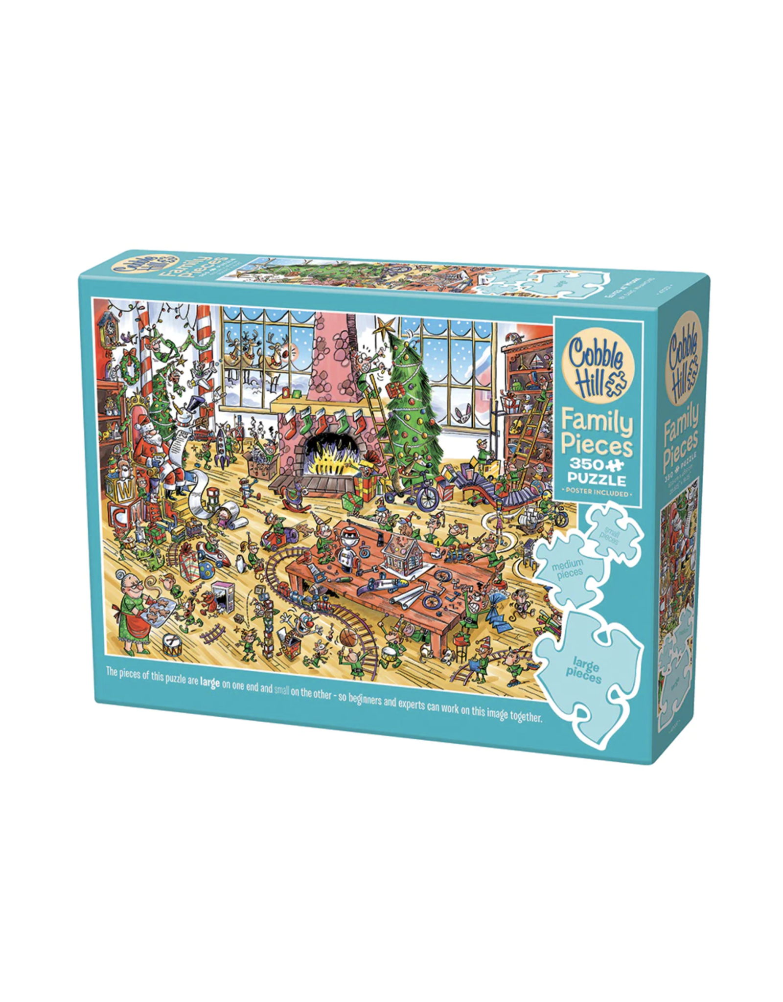 Cobble Hill Elves at Work 350pc Family Puzzle