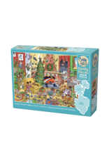 Cobble Hill Catching Santa 350 pc Family Puzzle