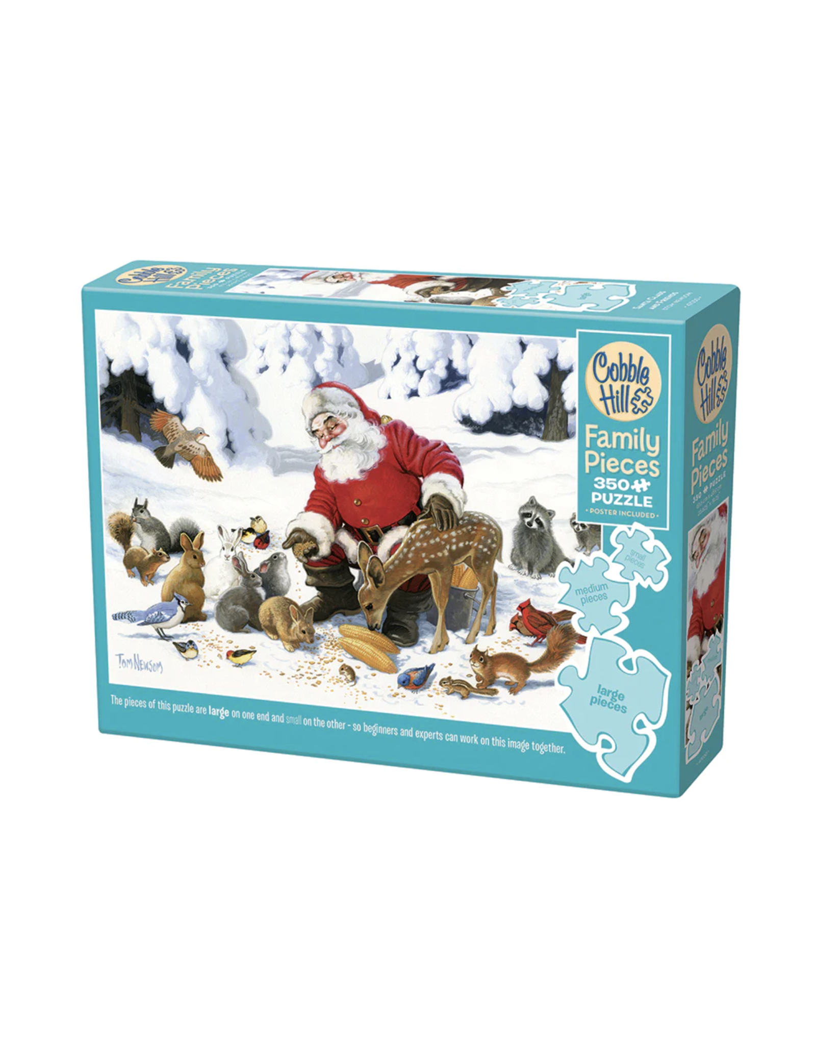 Cobble Hill Santa Claus and Friends 350 pc Family Puzzle