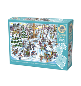 Cobble Hill Hockey Town 350pc Family Puzzle