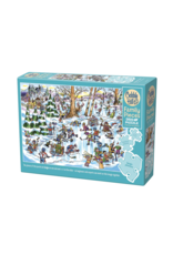 Cobble Hill Hockey Town 350pc Family Puzzle