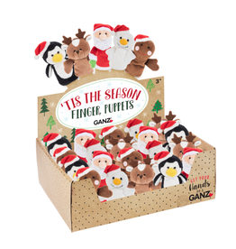 Ganz Tis the Season Finger Puppets Assorted
