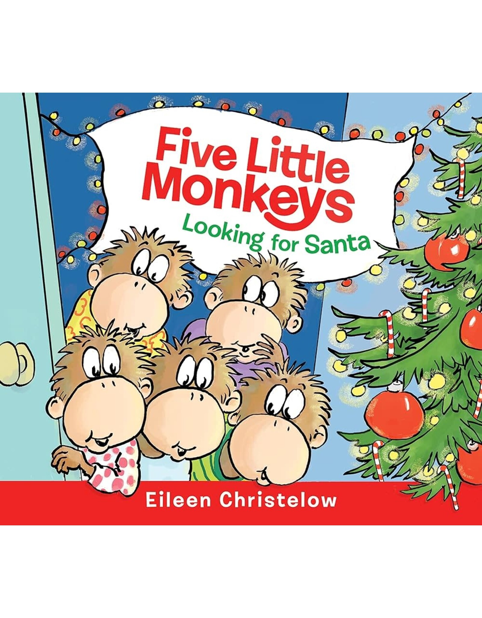 Five Little Monkeys Looking for Santa