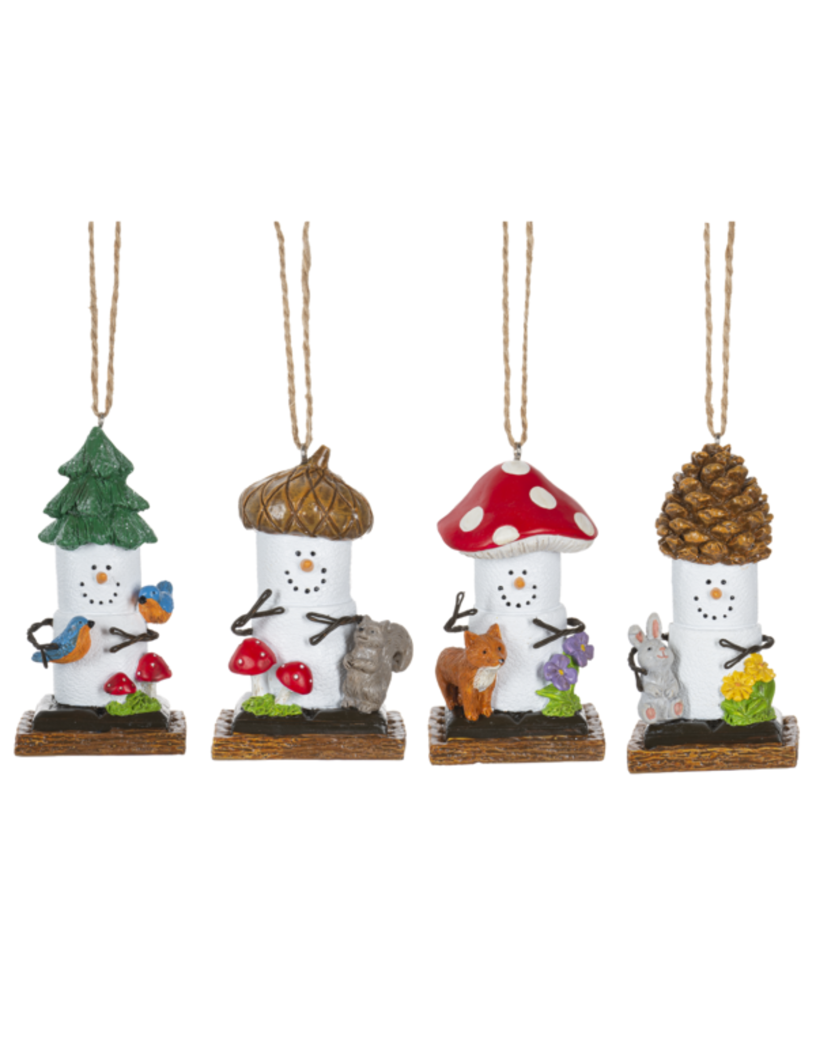 Ganz S'mores in Nature Ornaments Assorted