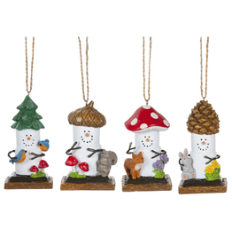 Ganz S'mores in Nature Ornaments Assorted