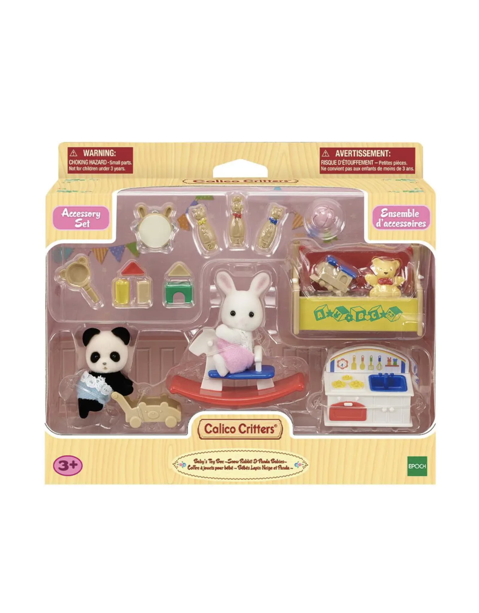 Calico Critters Calico Critters Baby's Toy Box - Snow Rabbit & Panda Babies