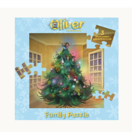 Oliver The Ornament Christmas Tree 352pc Family Puzzle
