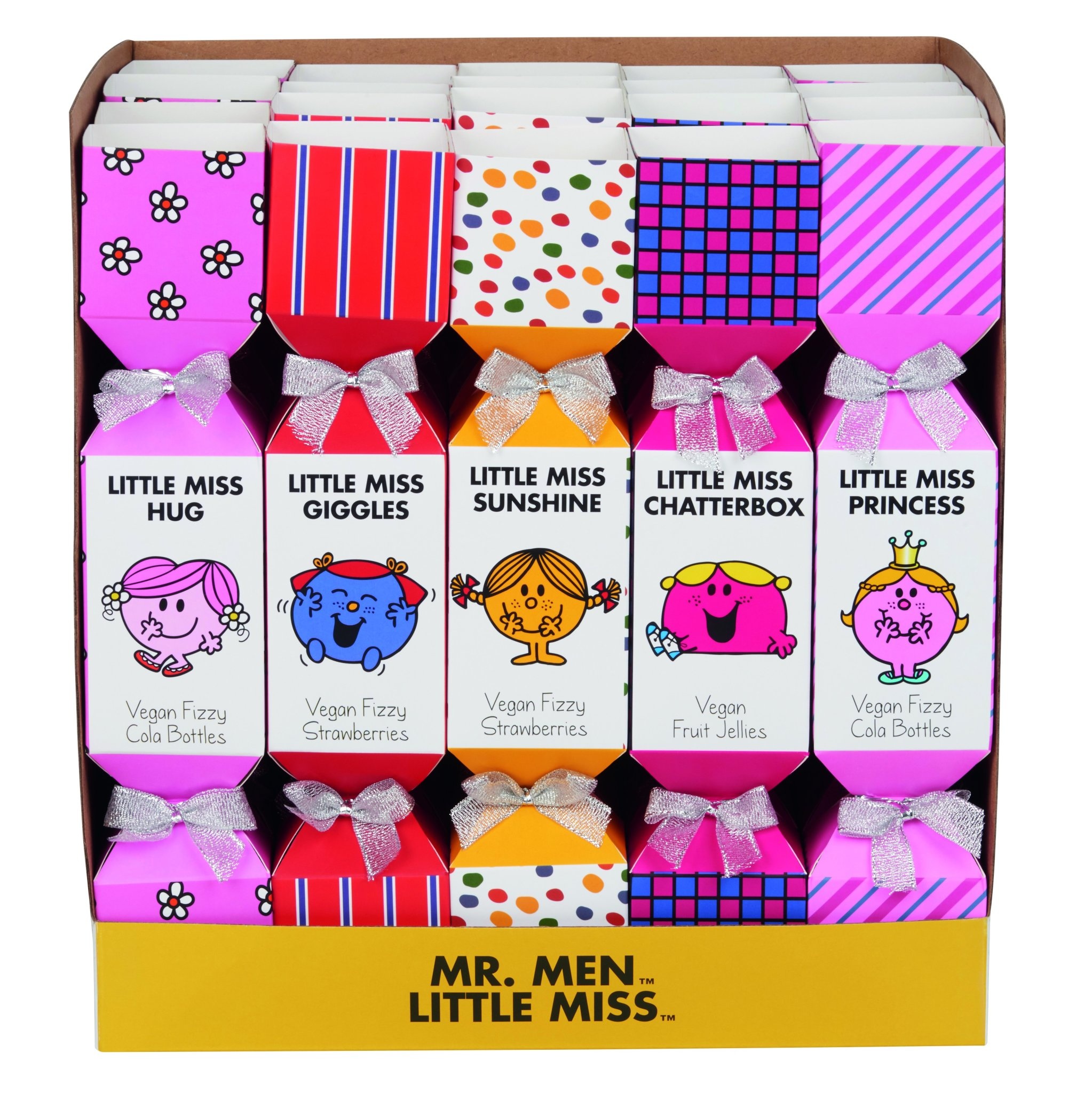 Little Miss Christmas Crackers Filled with Vegan Jelly Assorted (British) -  Tumbleweed Toys