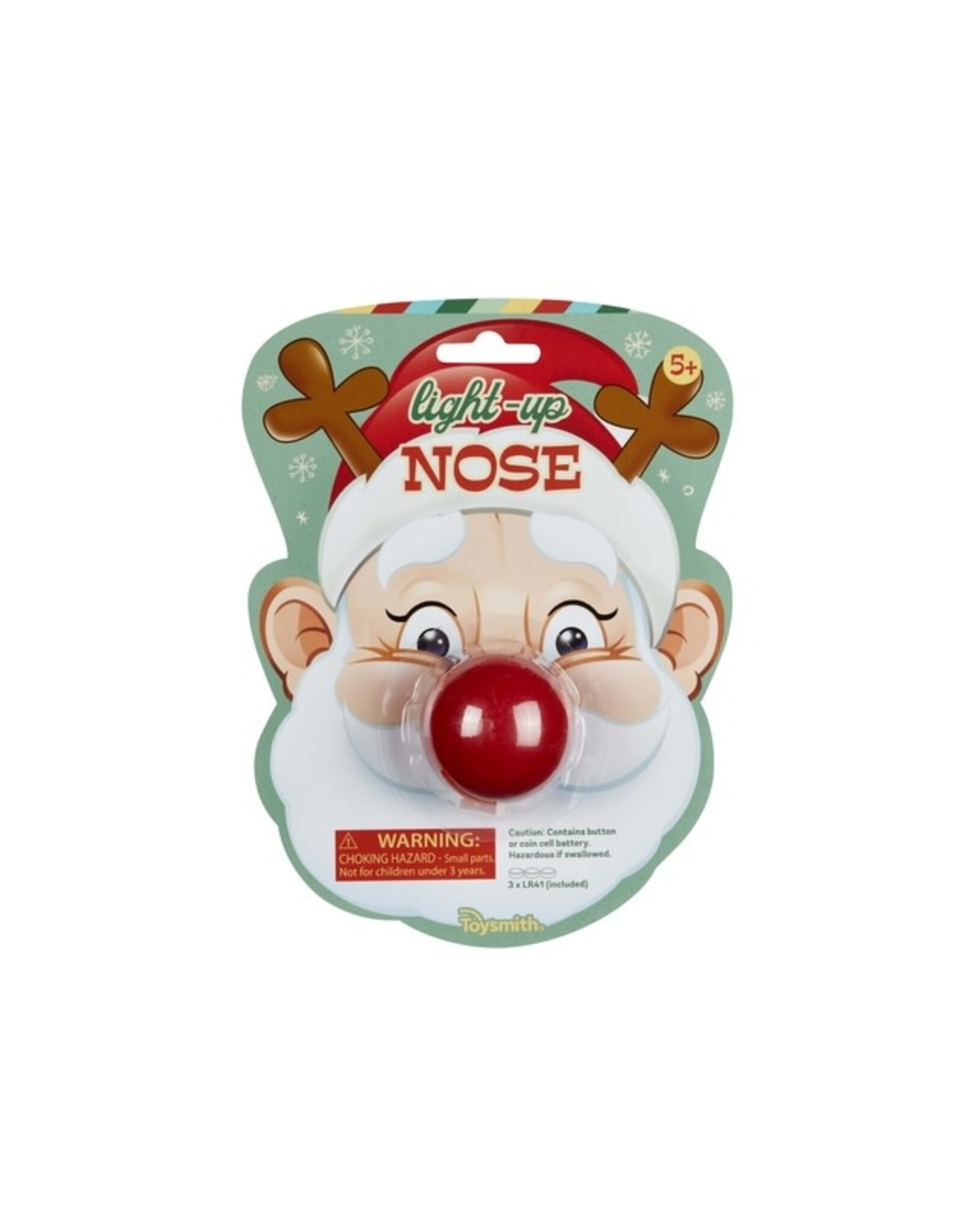Toysmith Light Up Santa Nose CLEARANCE FINAL SALE