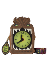 Loungefly Haunted Mansion Grandfather Clock Glow Crossbody Bag