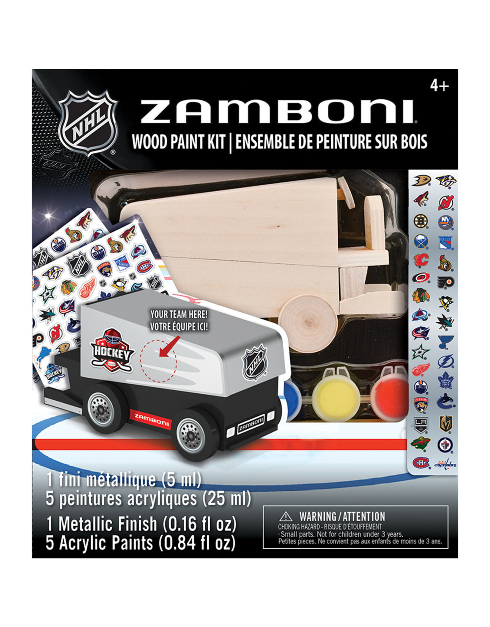 Zamboni Wood Craft & Paint Kit Tumbleweed Toys