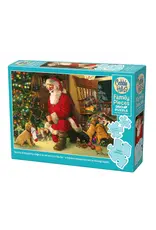Cobble Hill Santa's Lucky Stocking 350 pc Family Puzzle