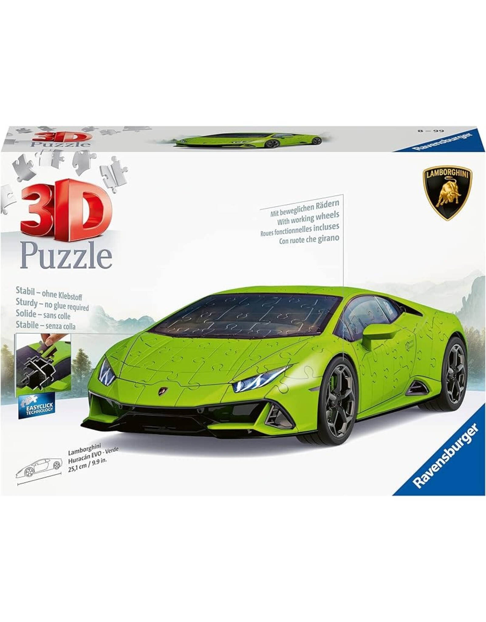 Ravensburger 3D Lamborgh Huracán EVO-Verde 108pc