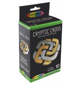 Puzzle Master Cryptic Cross Metal Puzzle