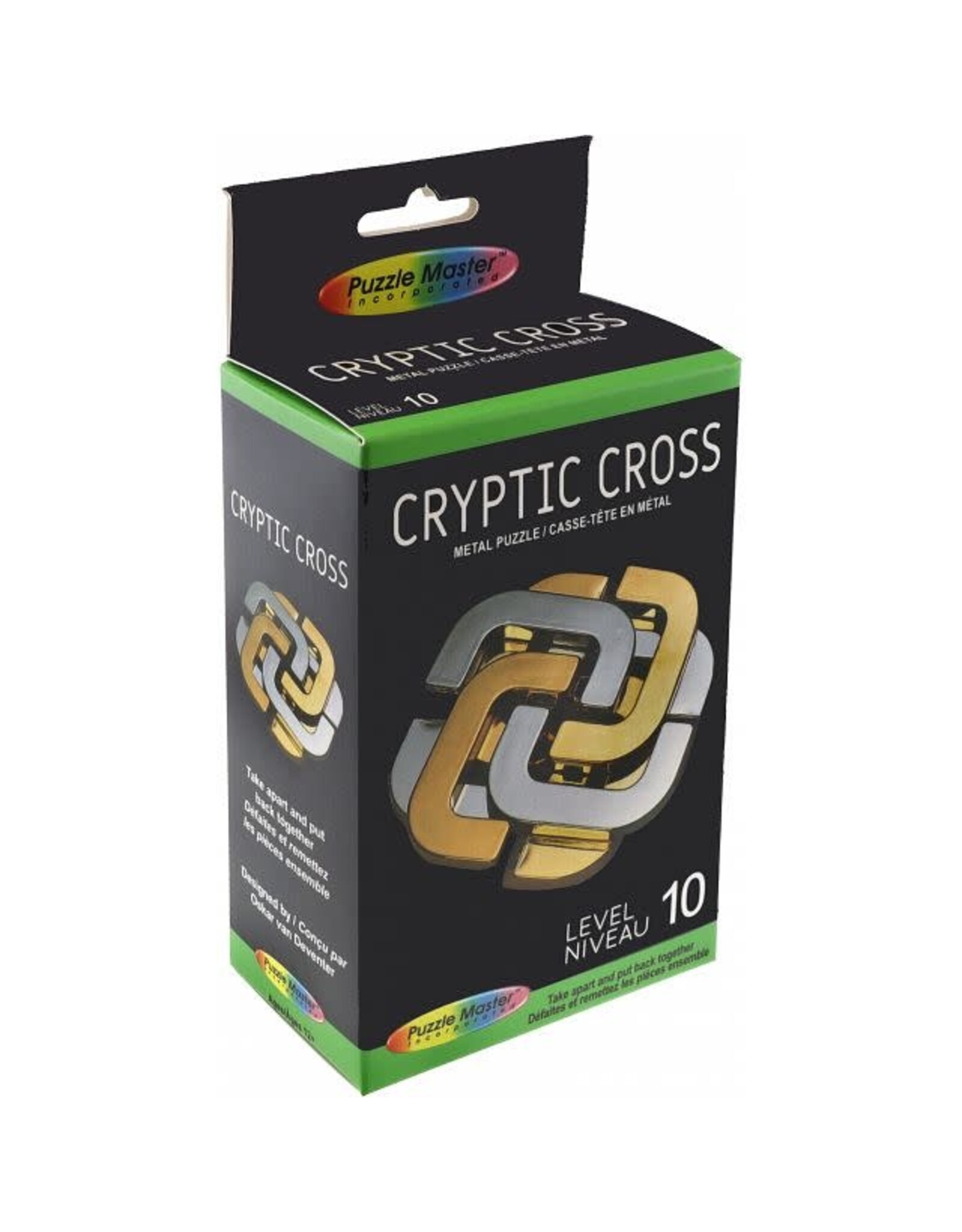 Puzzle Master Cryptic Cross Metal Puzzle