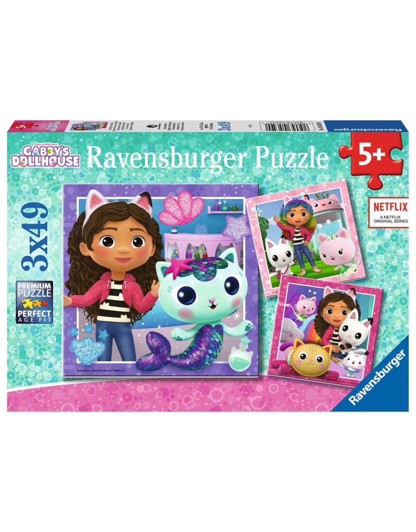 Ravensburger Gabby's Dollhouse 3x49pc