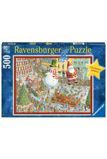 Ravensburger Here Comes Christmas! 500 pc CLEARANCE FINAL SALE
