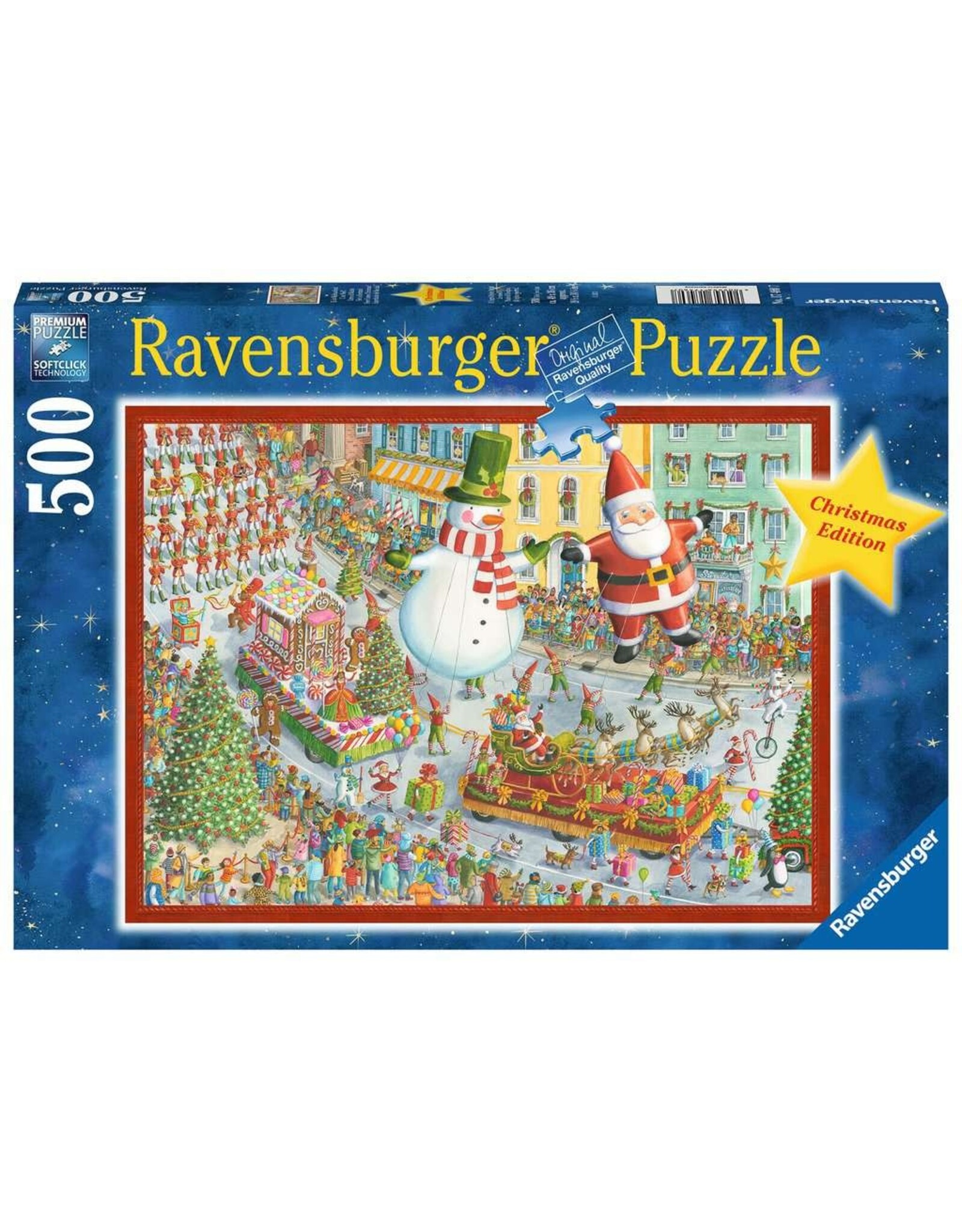 Ravensburger Here Comes Christmas! 500 pc CLEARANCE FINAL SALE