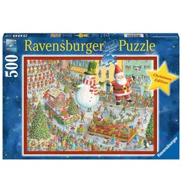 Ravensburger Here Comes Christmas! 500 pc CLEARANCE FINAL SALE