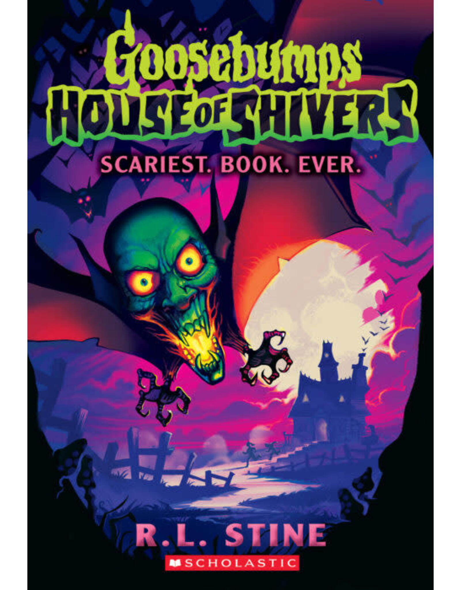 Scholastic Goosebumps House of Shivers #1: Scariest. Book. Ever