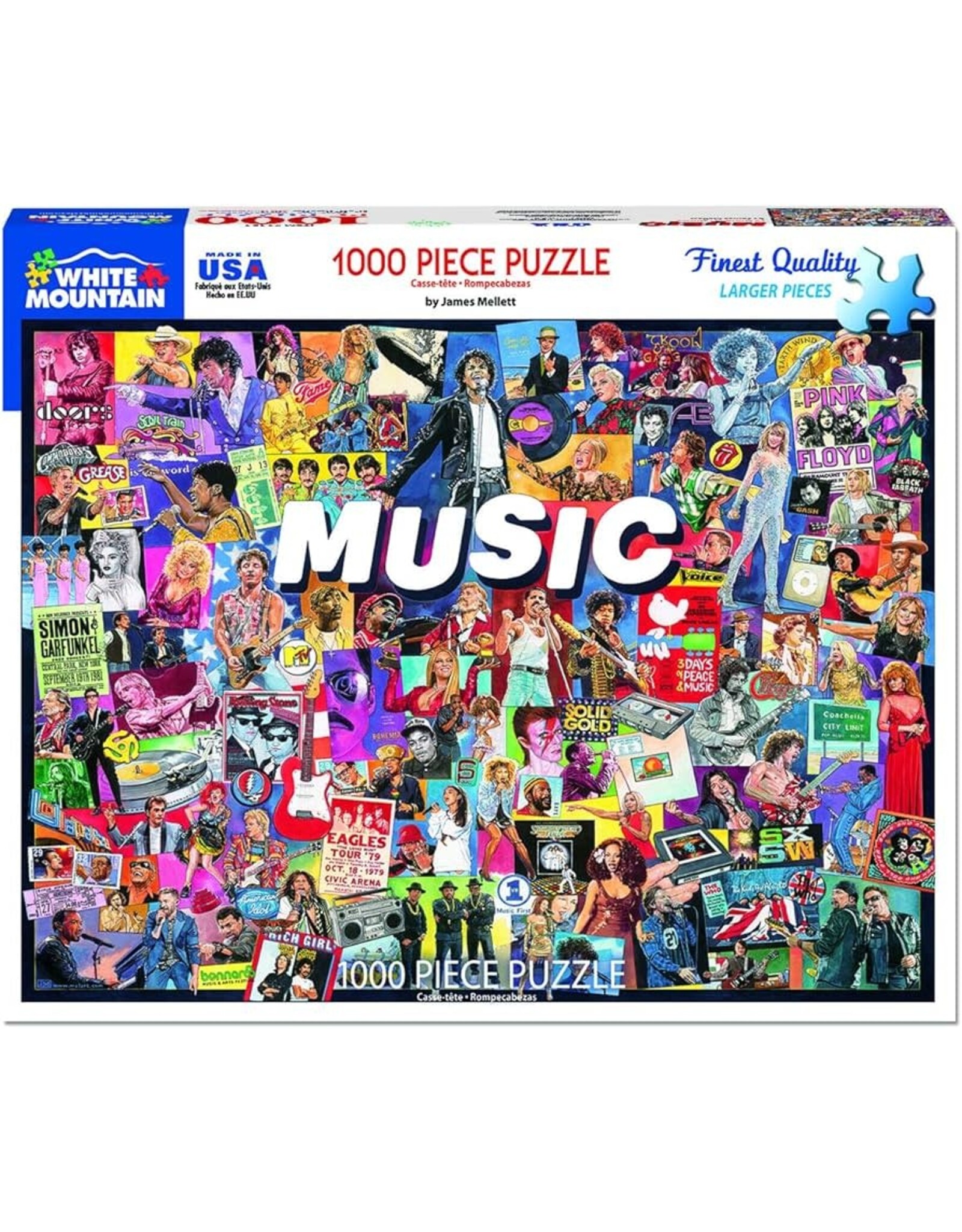 White Mountain Puzzles Music 1000pc