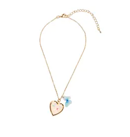 Great Pretenders Butterfly Heart Locket Necklace