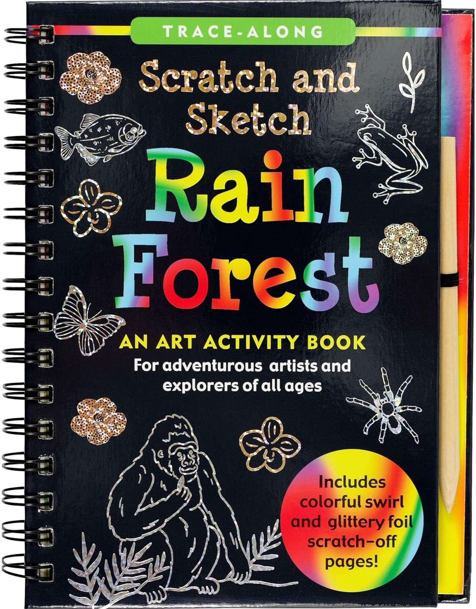 Peter Pauper Press Rain Forest Scratch and Sketch