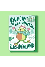 Turtle's Soup Guacin In A Winter Wonderland Greeting Card CLEARANCE FINAL SALE