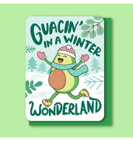 Turtle's Soup Guacin In A Winter Wonderland Greeting Card CLEARANCE FINAL SALE