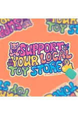 Turtle's Soup Support Your Local Toy Store Vinyl Sticker