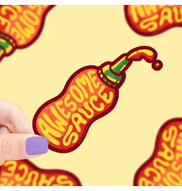 Turtle's Soup Awesome Sauce Funny Food Vinyl Sticker