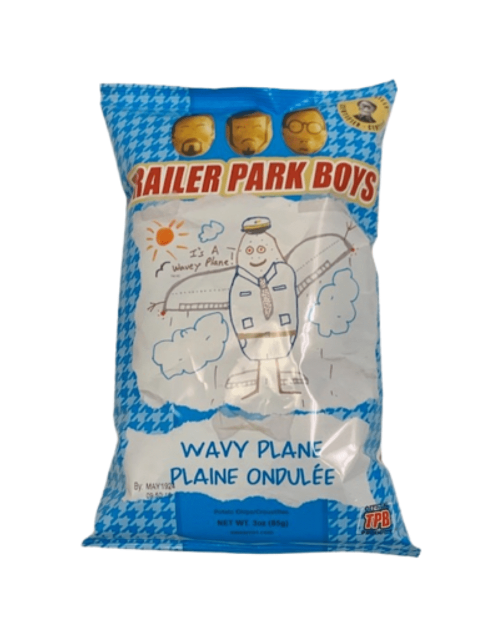 Trailer Park Boys Potato Chips Wavy Plane Tumbleweed Toys