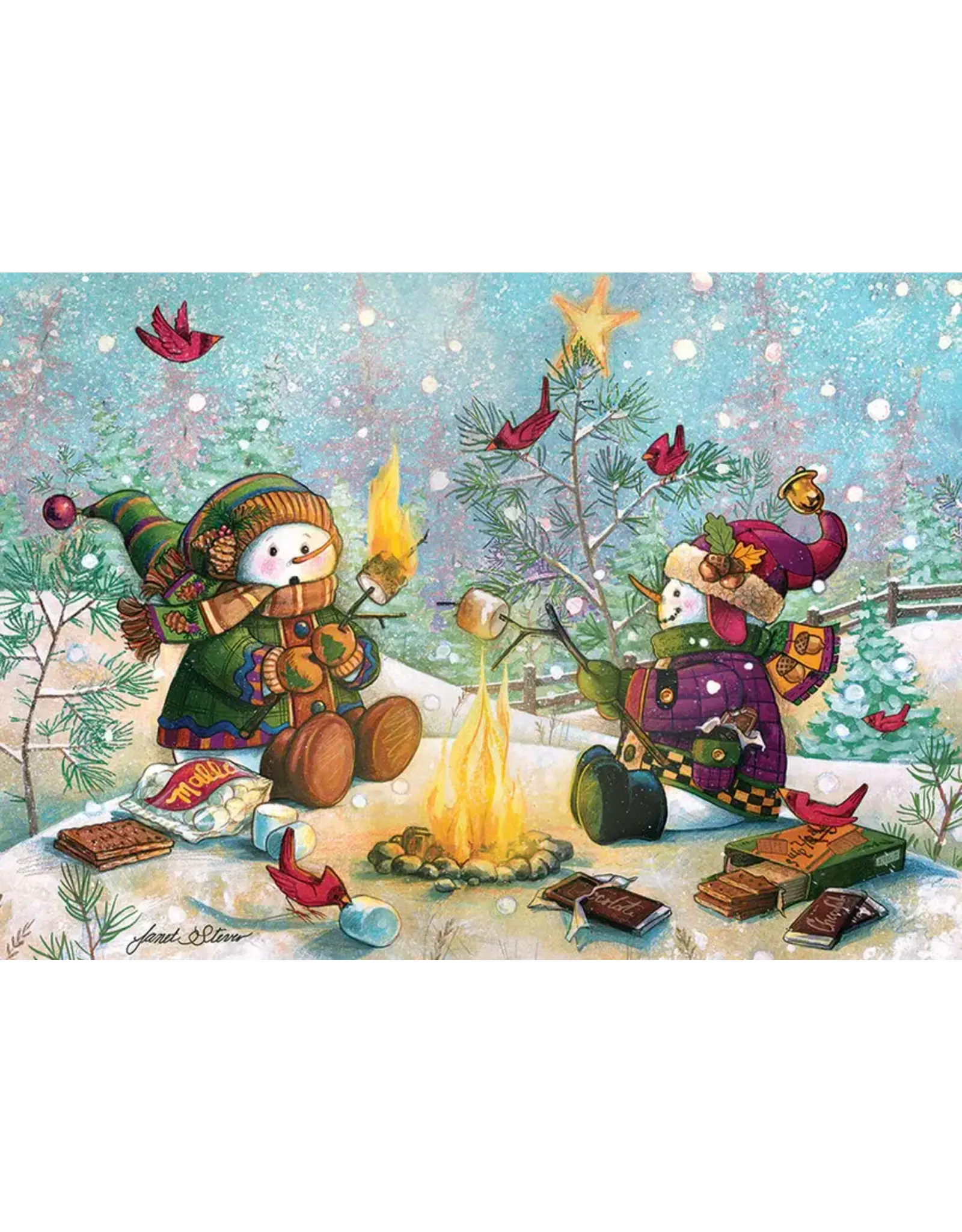 Cobble Hill S'more Snowfall Tray Puzzle