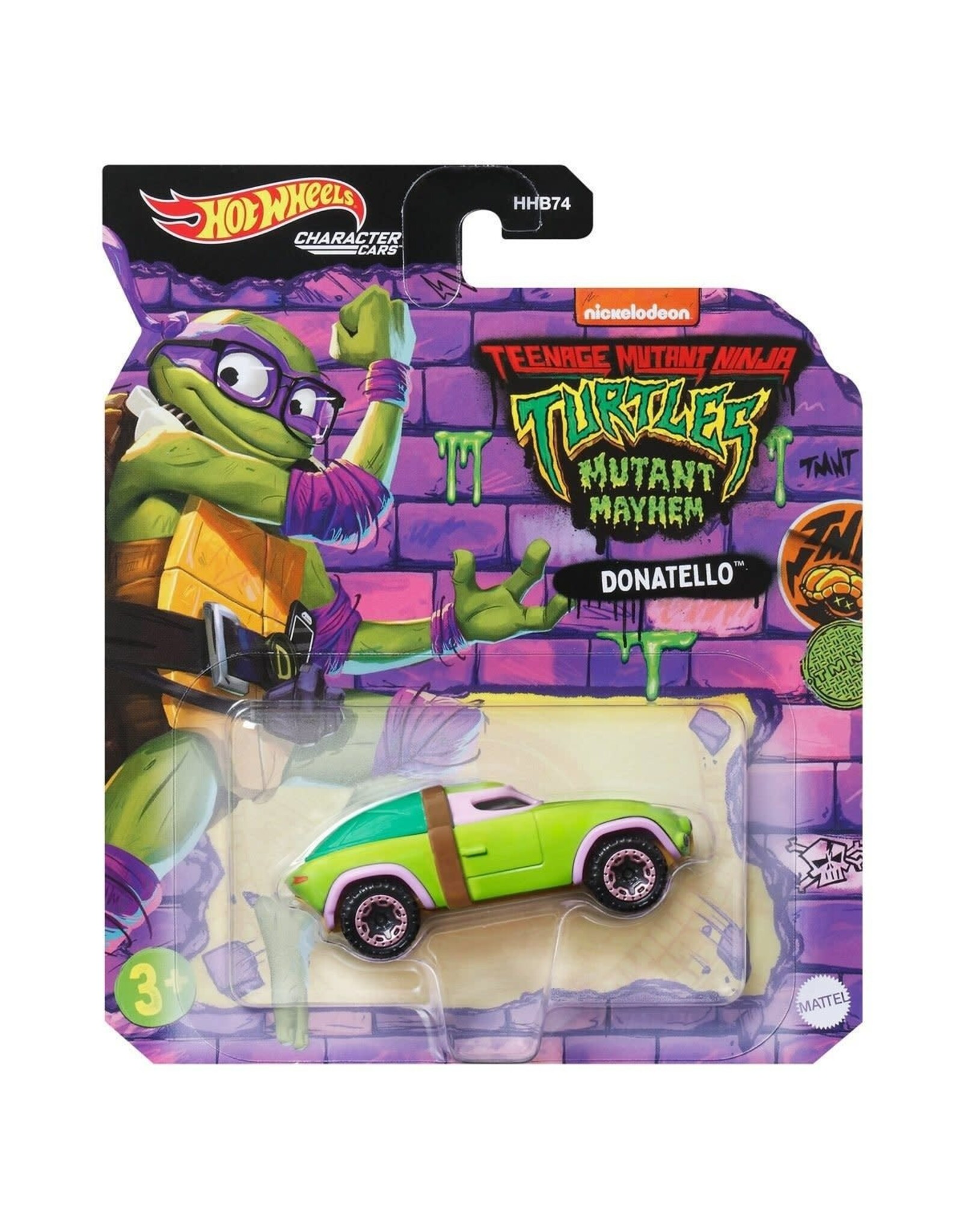 Mattel Hot Wheels - Character Car: TMNT - Donatello