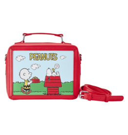 Loungefly Peanuts Charlie Brown Vintage Lunchbox Crossbody Bag