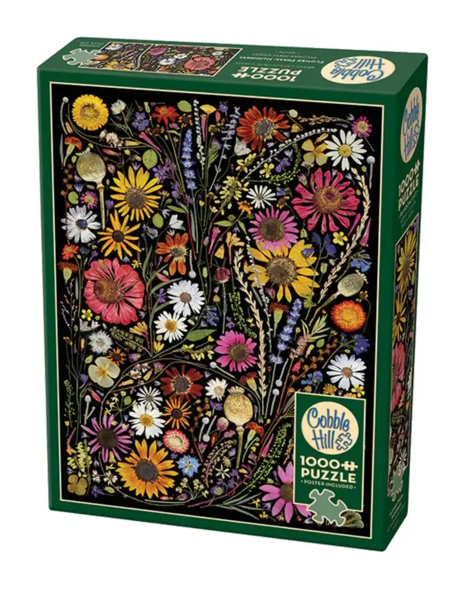 Cobble Hill Flower Press: Happiness 1000pc