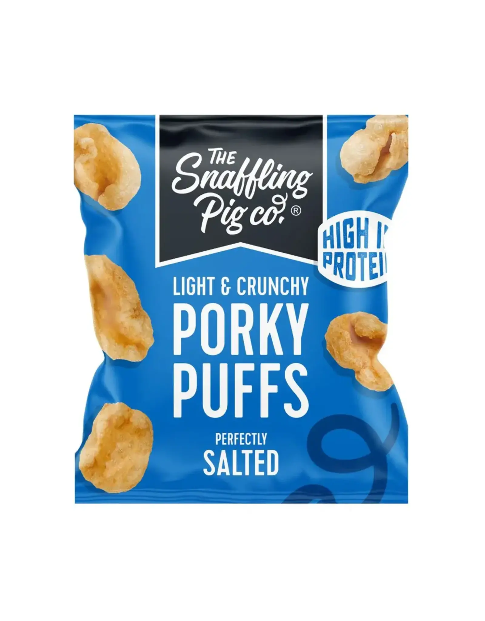 The Snaffling Pig Co Porky Puffs Perfectly Salted 20g (British)