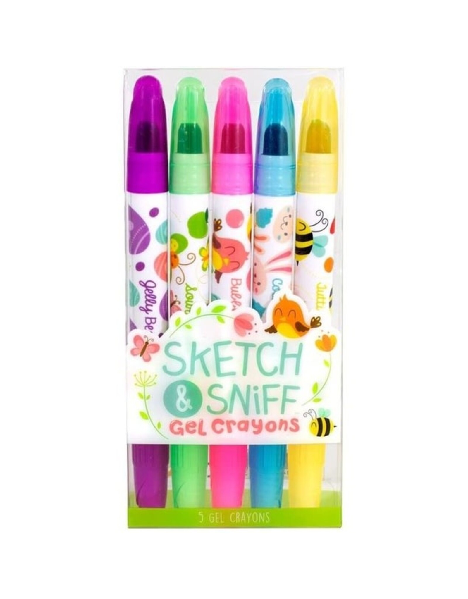 Spring Gel Crayons Set