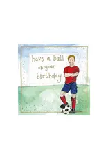 Alex Clark Art On The Ball Birthday Card