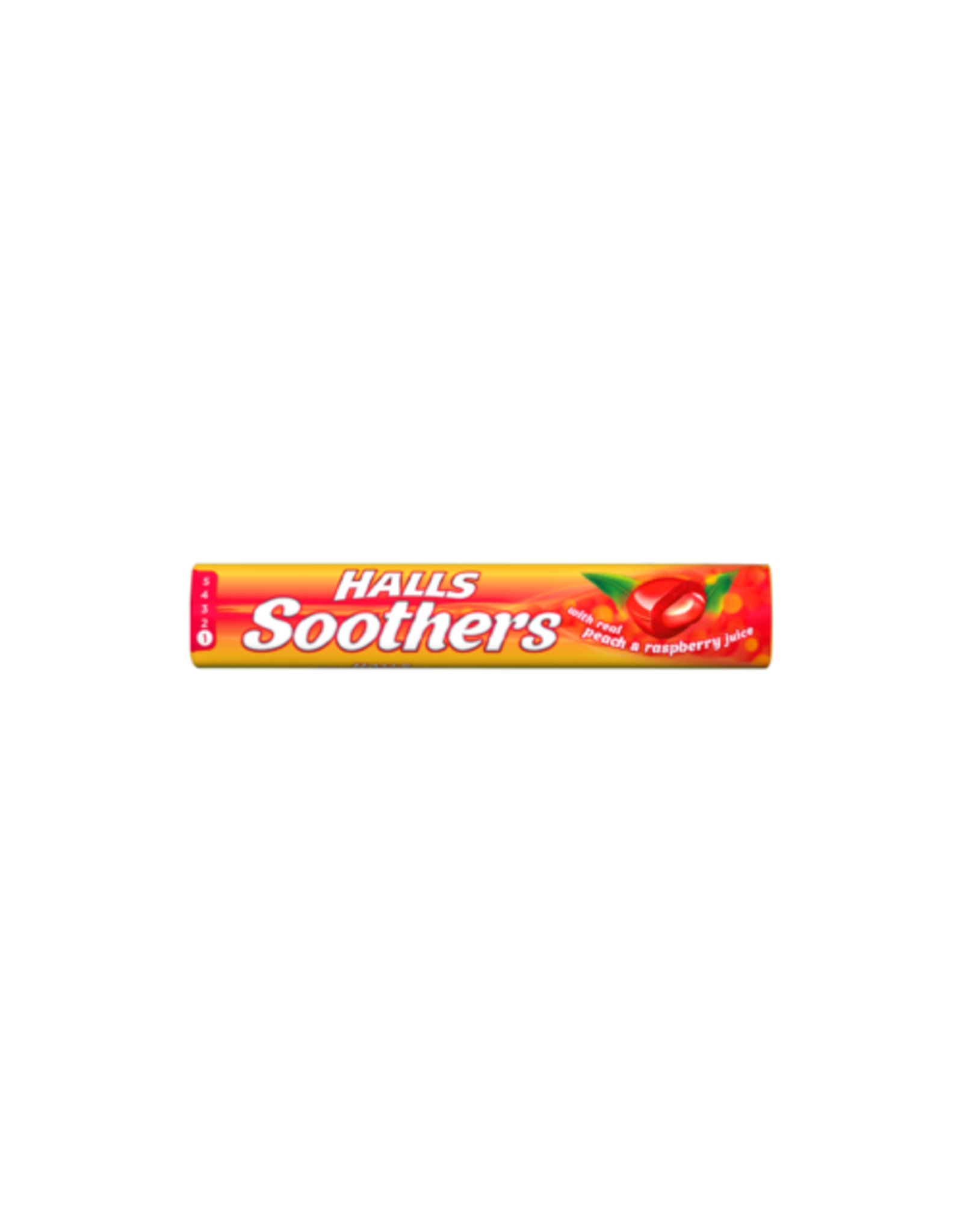 Halls Soothers Peach Raspberry (British)