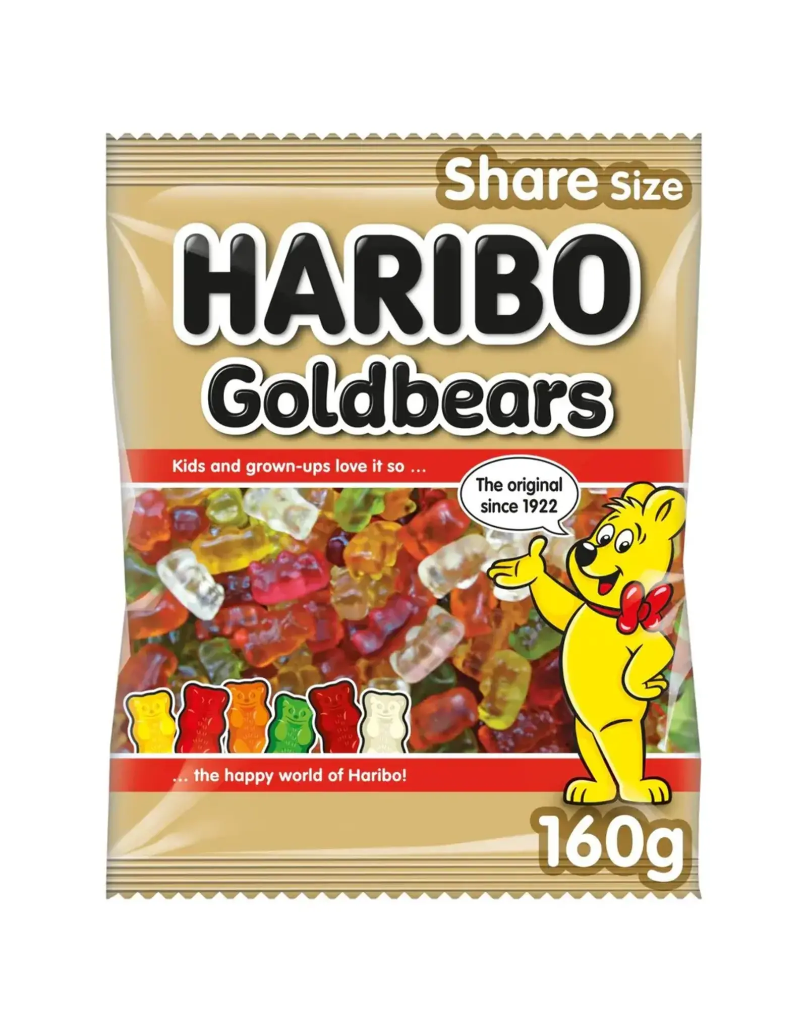 Haribo Haribo Goldbears Gummi Candy 160g (British)